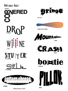 Word Art